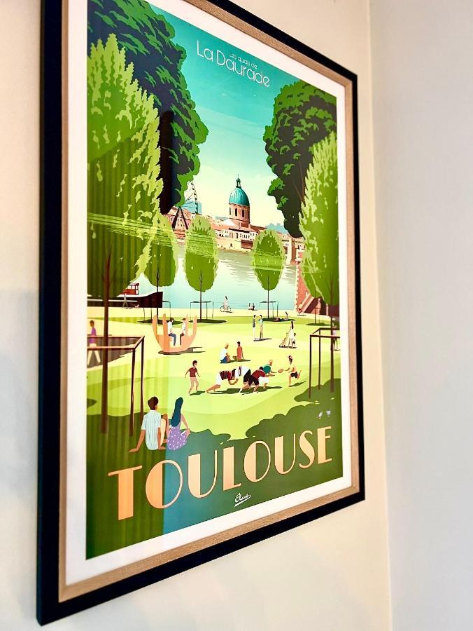Le Zenith - T2 Chaleureux Et Lumineux Apartment Toulouse Luaran gambar
